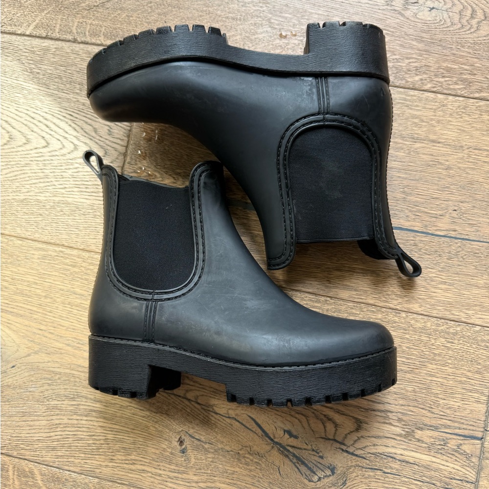 Jeffrey Campbell Women's Black Chelsea Boots